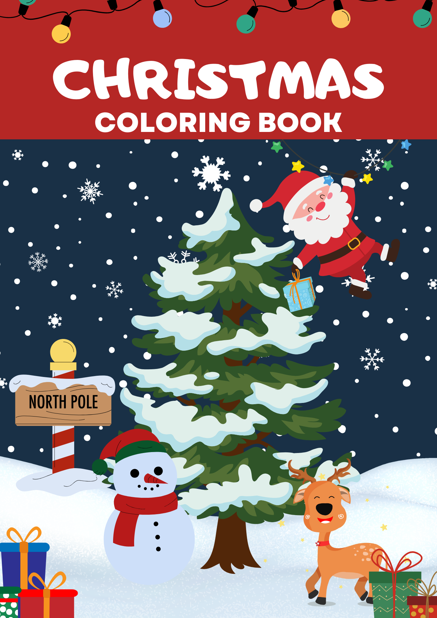 Cahier de coloriage de Noël pour enfants- Imprimé au Luxembourg🎄🎨