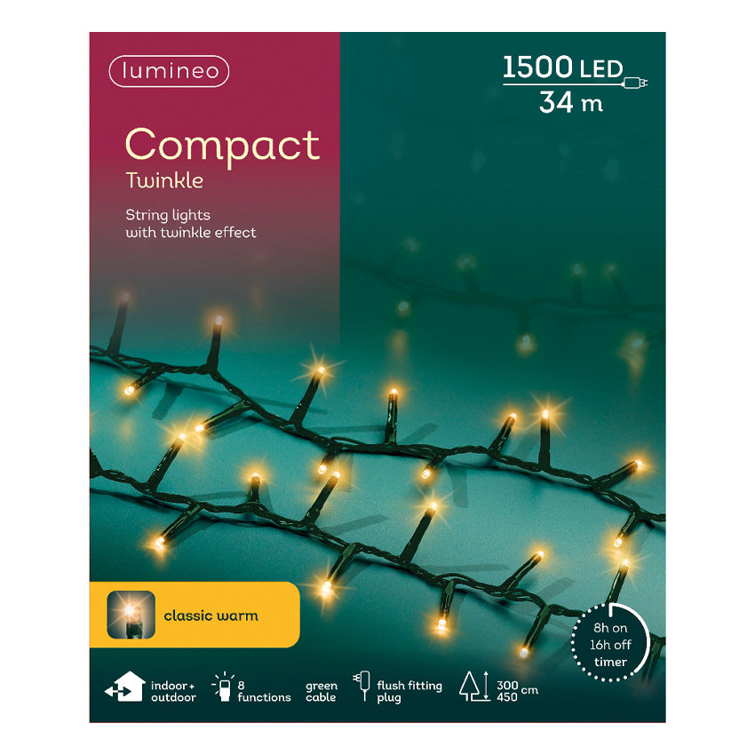 Guirlande lumineuse Lumineo Compact  750 LED – 16 mètres